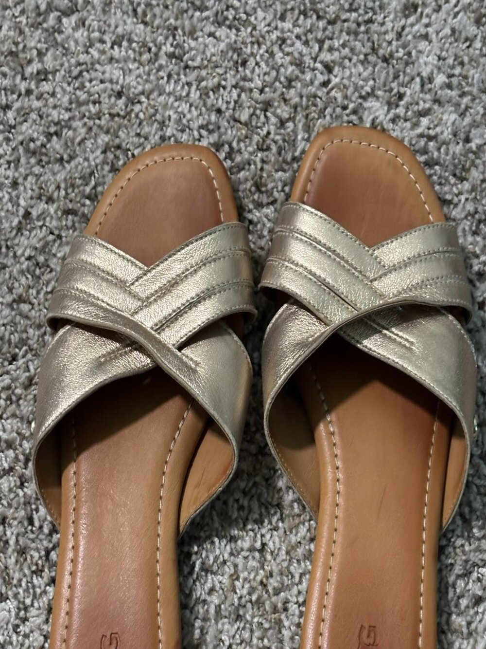 Ugg gold sandals